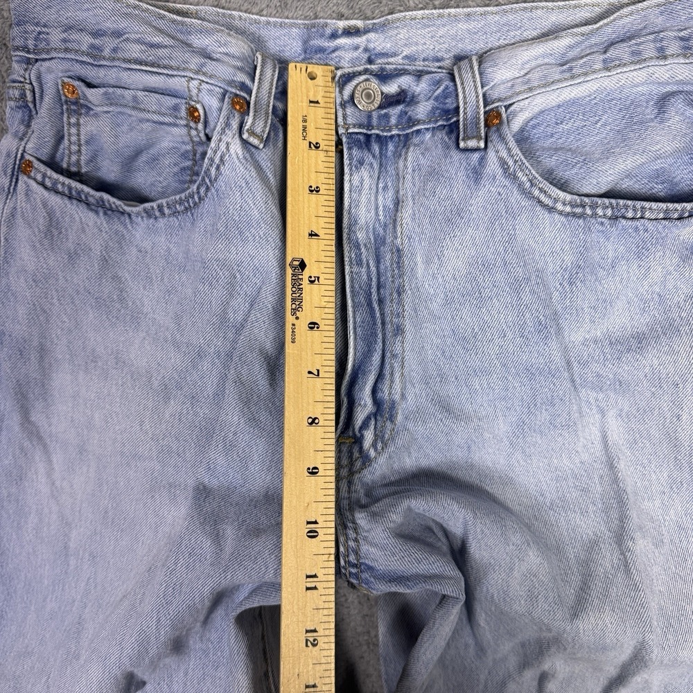 Levis 578 Jeans Mens 32x30 Light Wash Baggy Denim Skater Y2K Stovepipe Premium - Picture 12 of 15